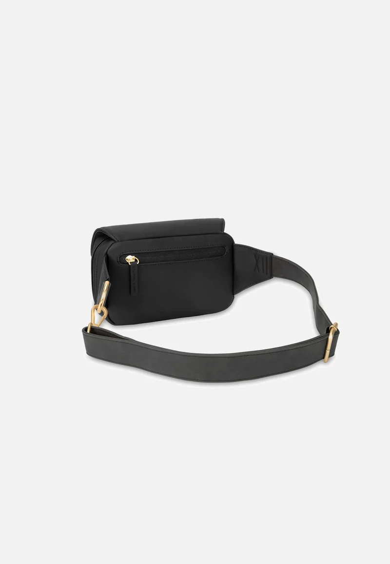 Visby Cream Black - Bauchtasche