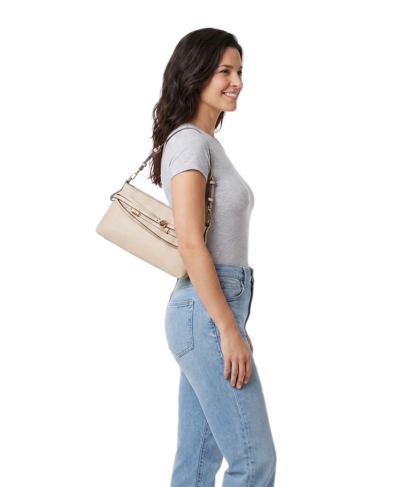 Pinko Belt Mini Schultertasche beige/grigio fumo/antique gold