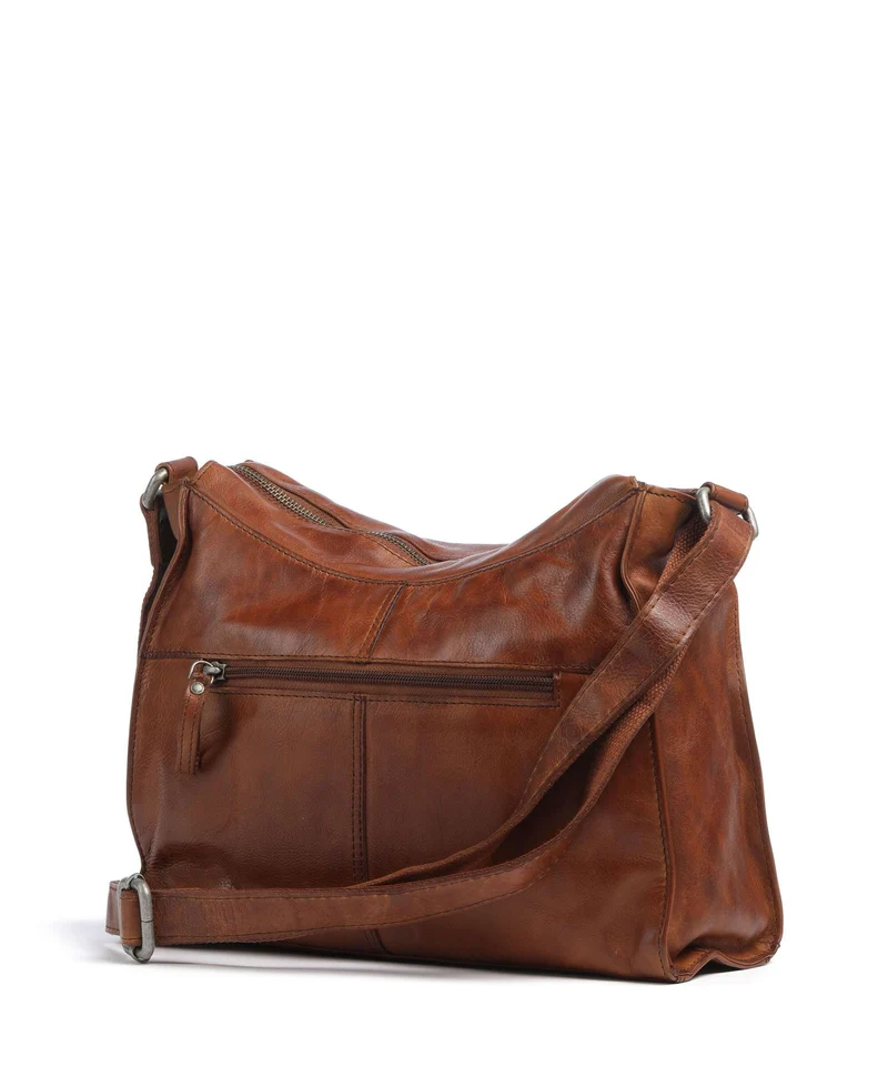 Spikes & Sparrow Apache Samara Beuteltasche brandy