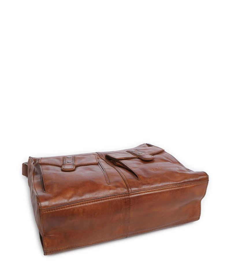 Spikes & Sparrow Apache Samara Beuteltasche brandy