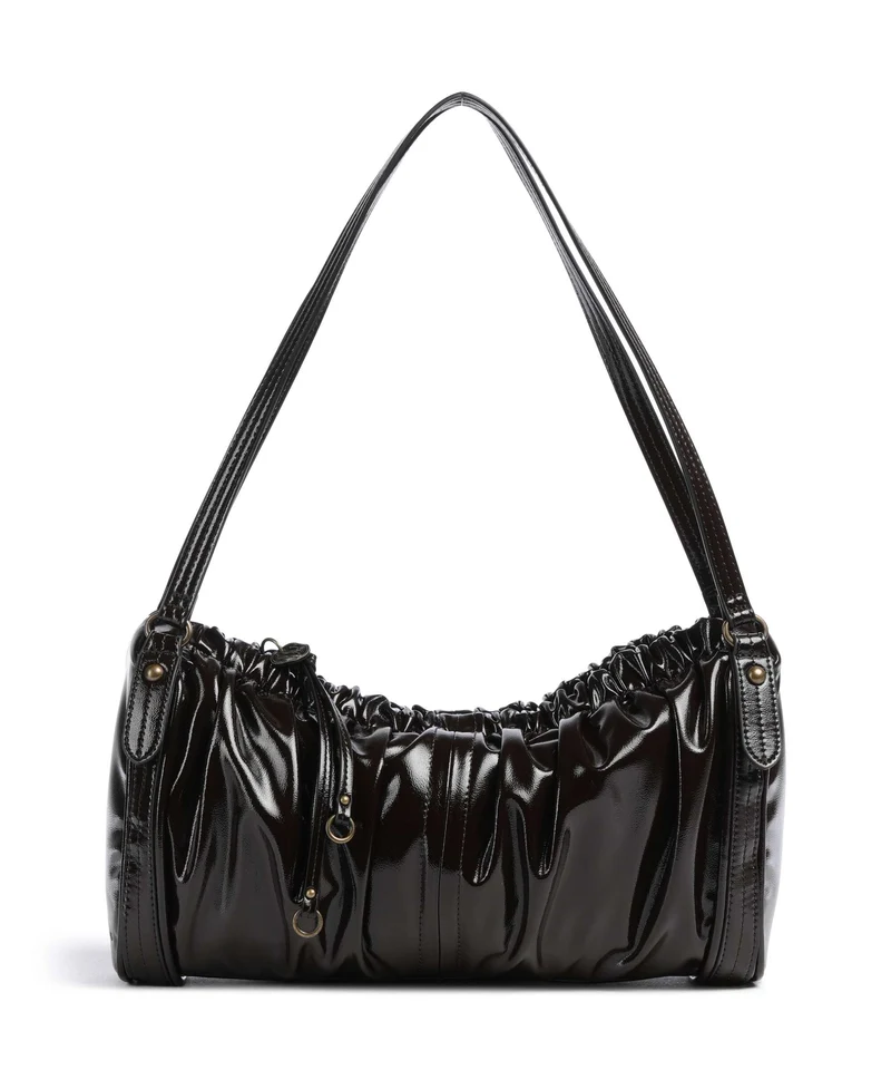Liebeskind Faye Shiny M Schultertasche deep soil