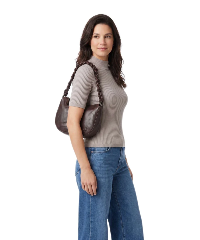 Spikes & Sparrow Apache Jadee Schultertasche dark brown