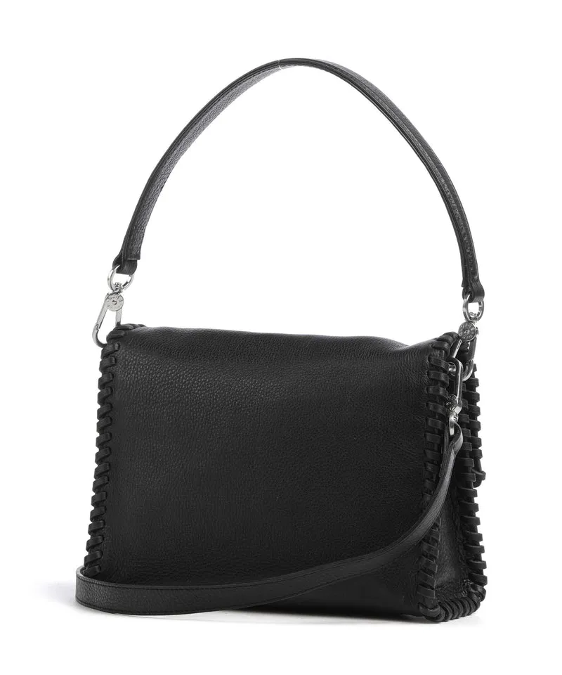 Abro Dalia Temi Stitch Schultertasche black/nickel