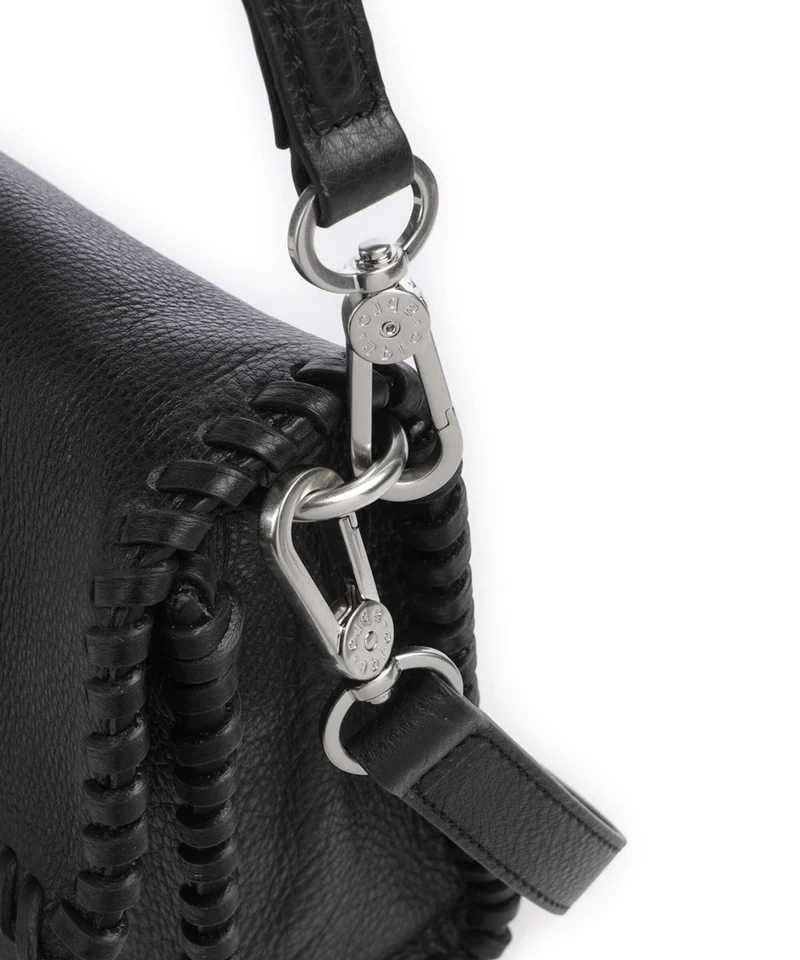 Abro Dalia Temi Stitch Schultertasche black/nickel