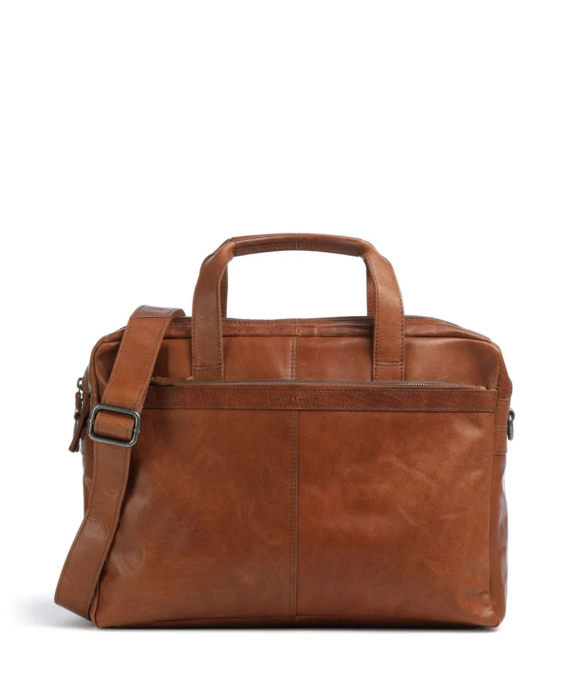 Spikes & Sparrow Bronco Colorado Aktentasche brandy