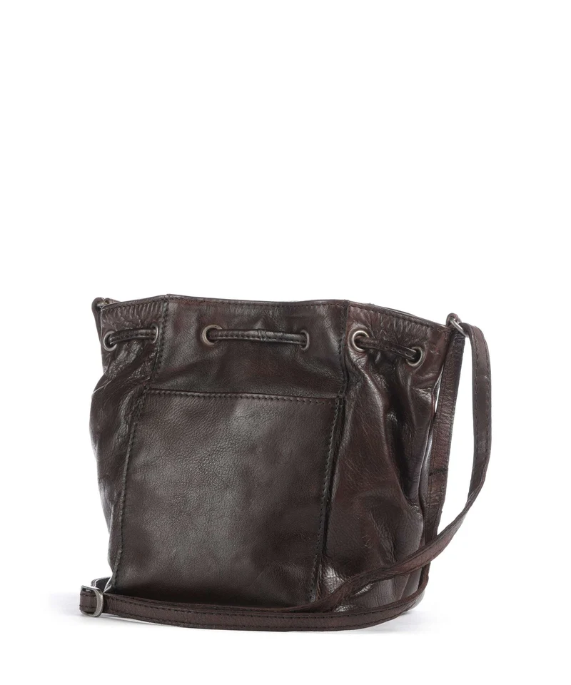 Spikes & Sparrow Apache Nancy Bucket Handtasche dark brown