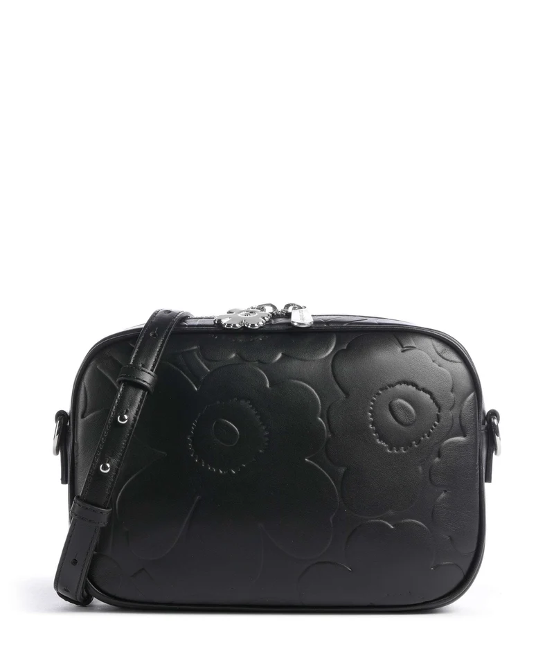 Marimekko Gratha Unikko Umhängetasche black