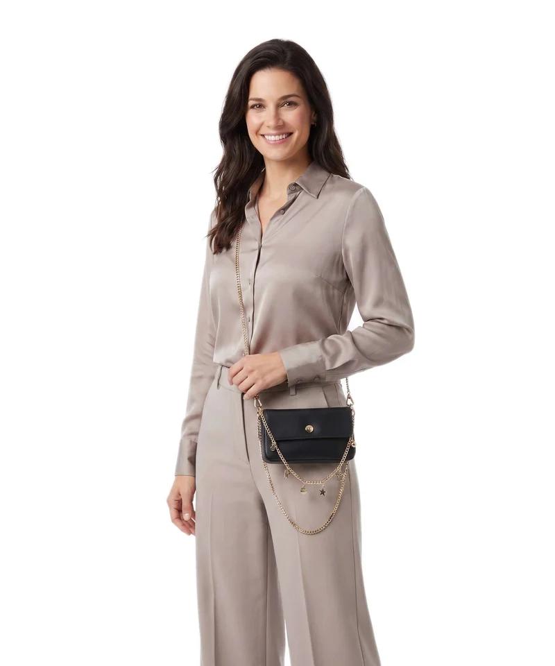 Pinko Umhängetasche nero/antique gold