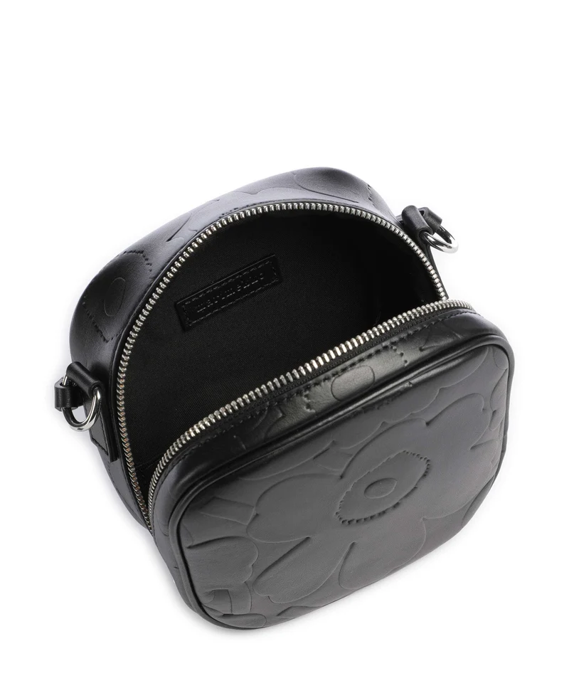 Marimekko Gratha Unikko Mini Umhängetasche black