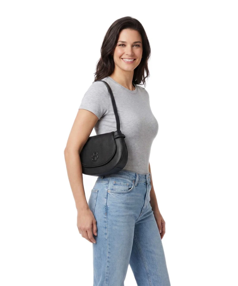 BOSS Anett Schultertasche black