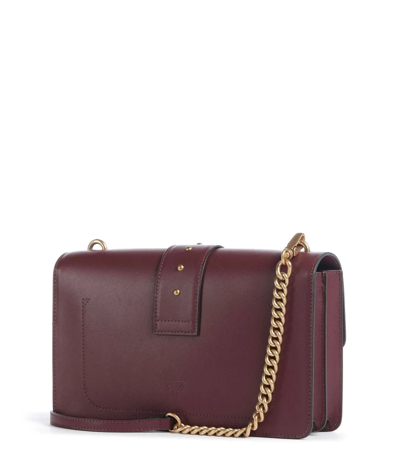 Pinko Love One Classic New Buckle Umhängetasche ribes intenso/antique gold