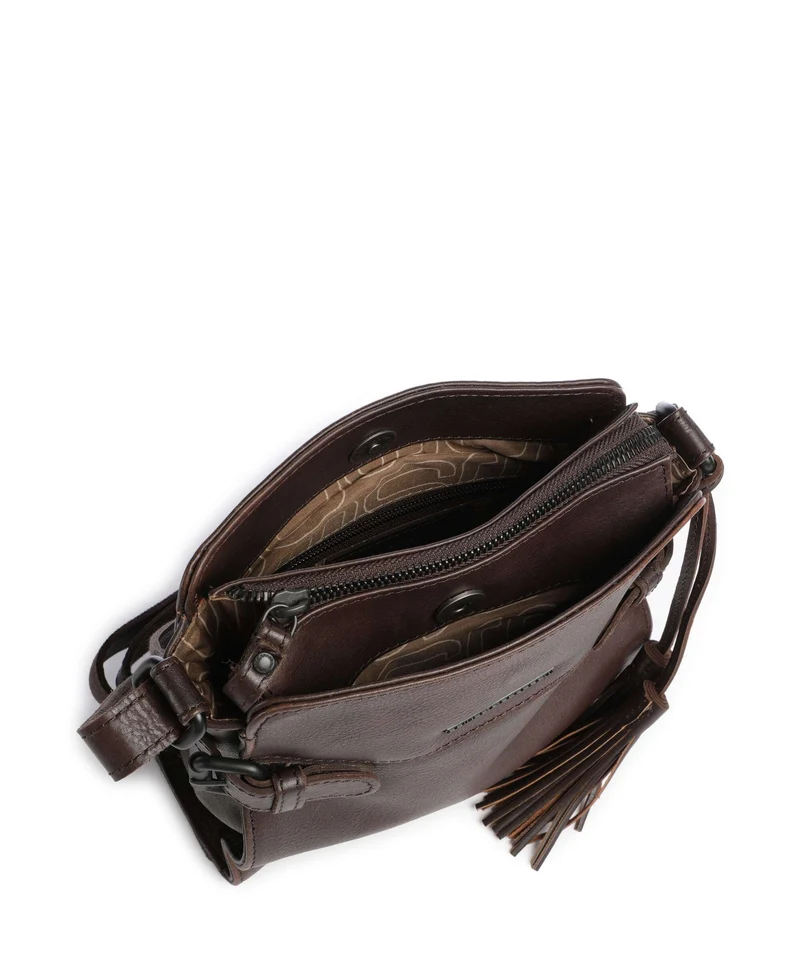 Spikes & Sparrow Hudson Jolinda Umhängetasche dark brown