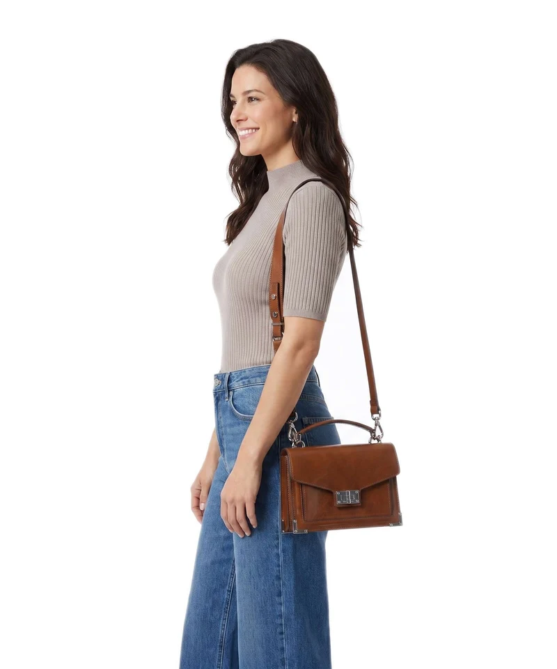 The Kooples Emily Umhängetasche brown