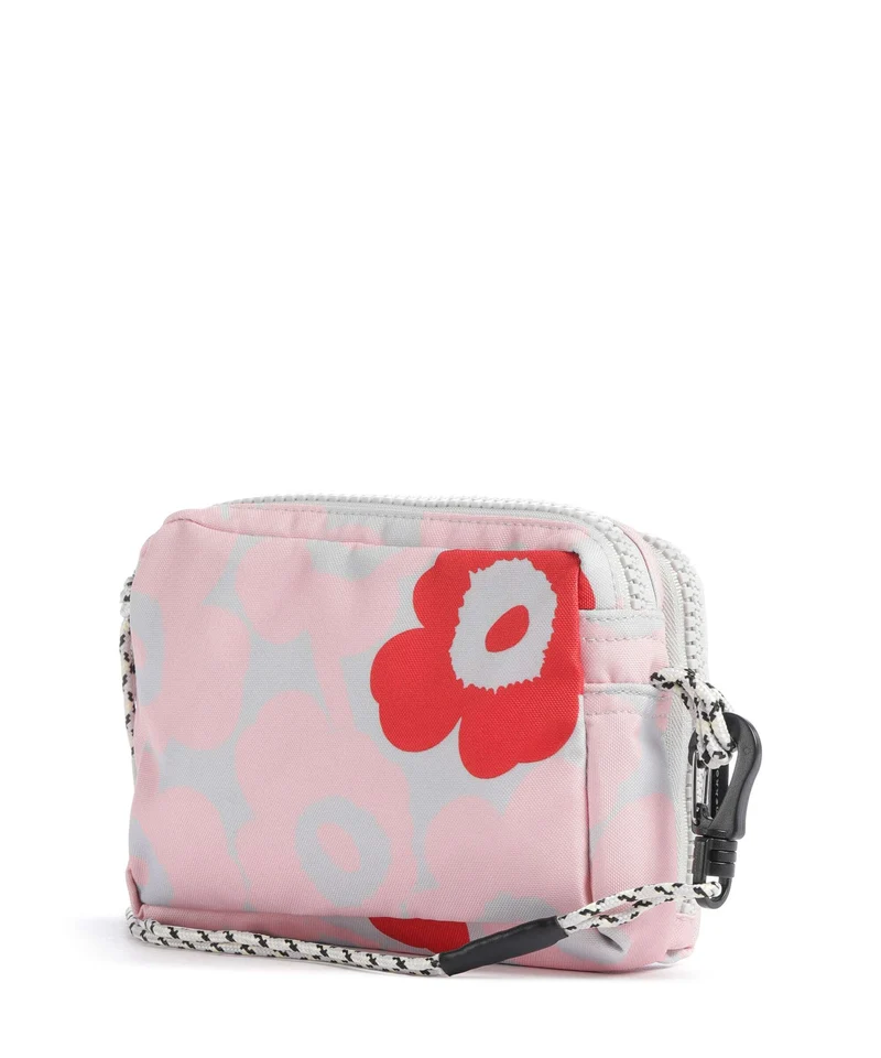 Marimekko Iloisa Unikko Kioski Mini Umhängetasche light pink/grey/red
