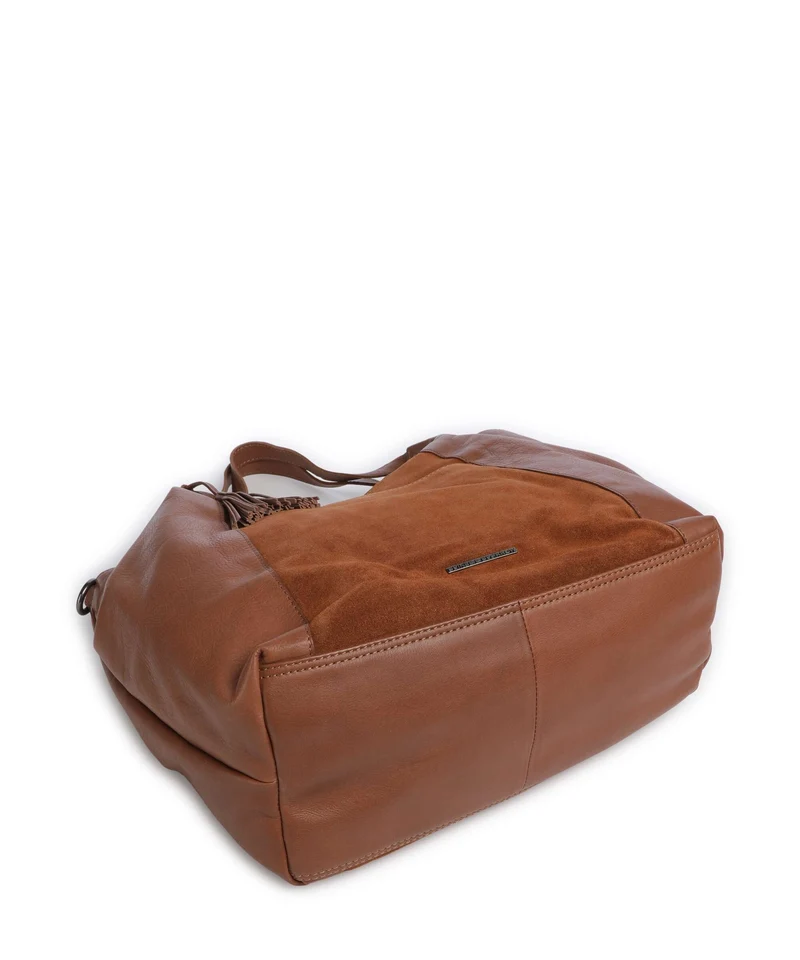 Spikes & Sparrow Suede Mix Ryana Shopper mocca