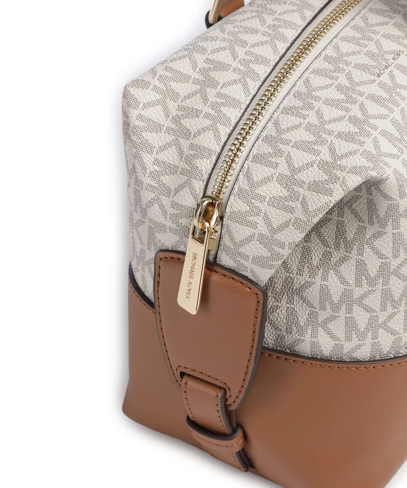 Michael Kors Teddi Large Schultertasche vanilla/acorn