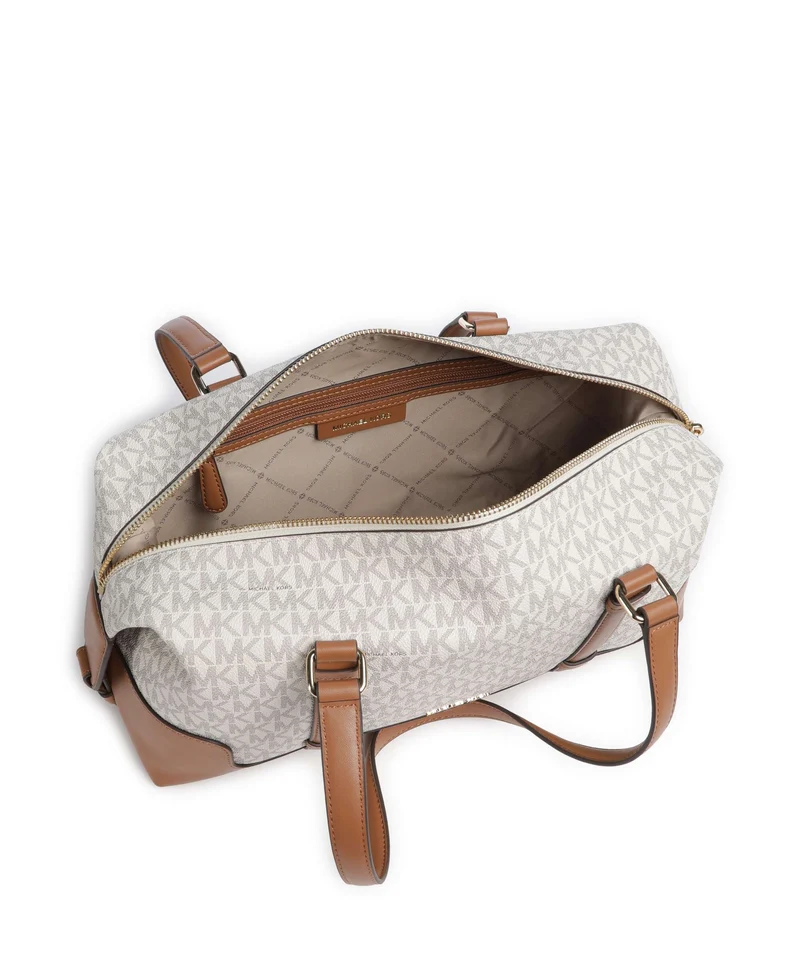 Michael Kors Teddi Large Schultertasche vanilla/acorn