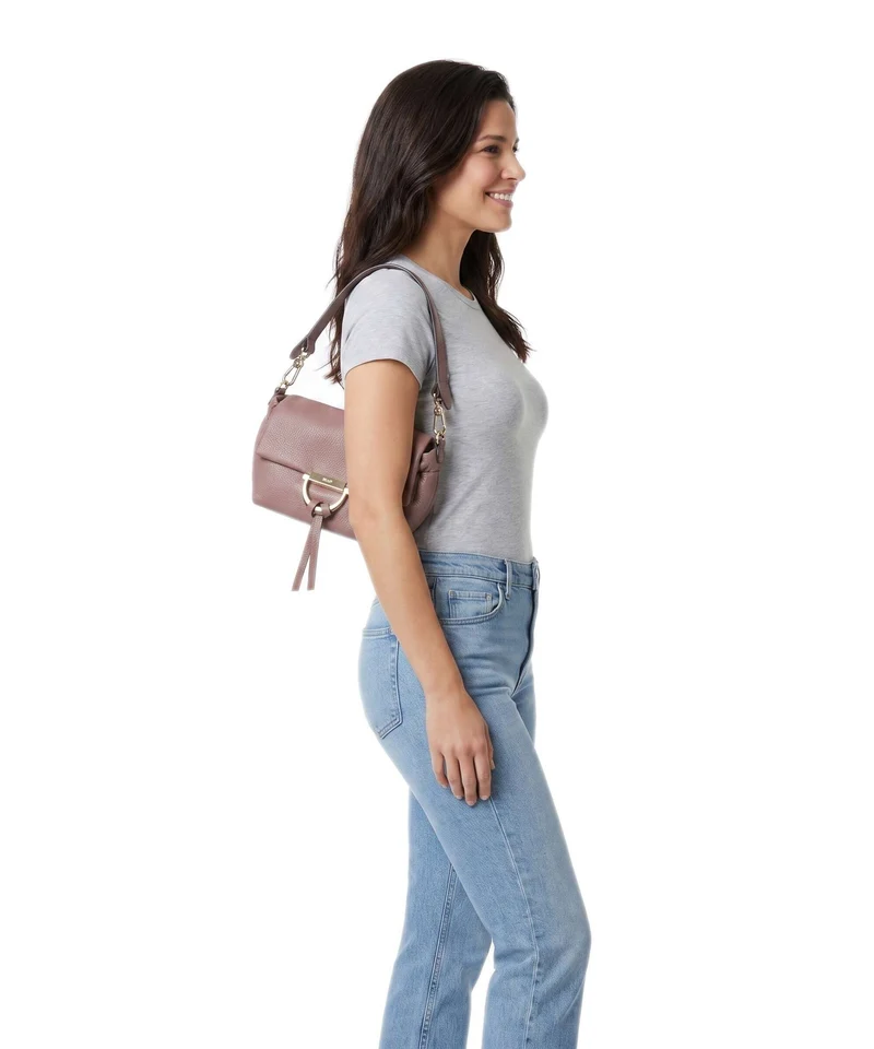 Abro Dalia Temi Small Schultertasche rosewood
