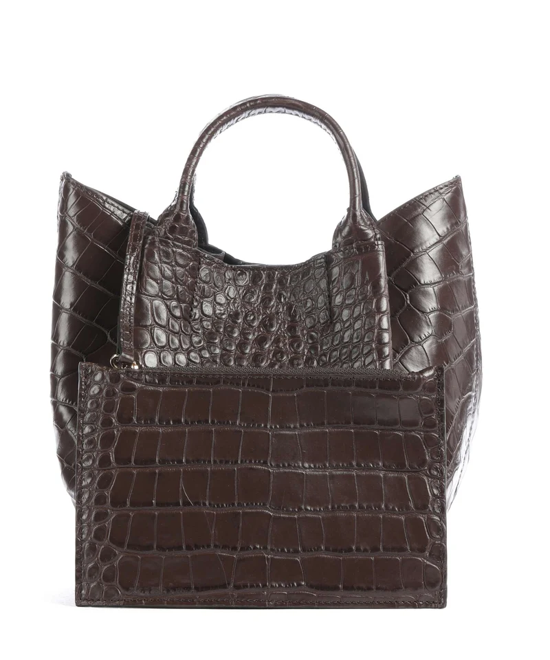 Abro Cocco Mondial Essential Small Handtasche dark brown