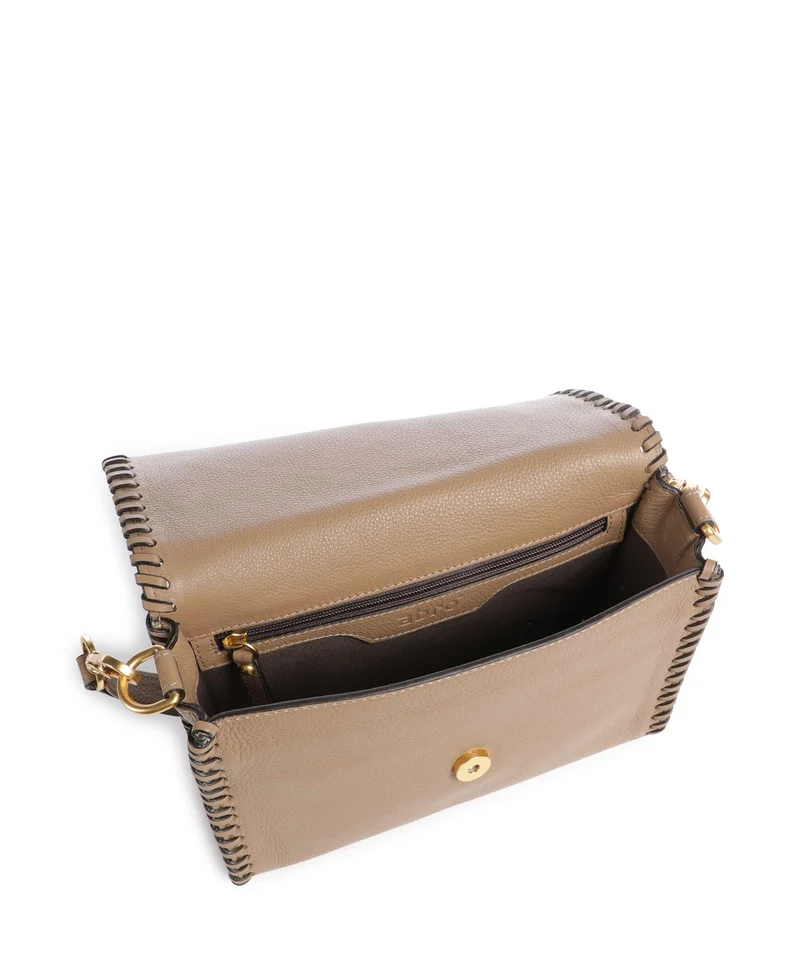 Abro Dalia Temi Stitch Schultertasche cappuccino