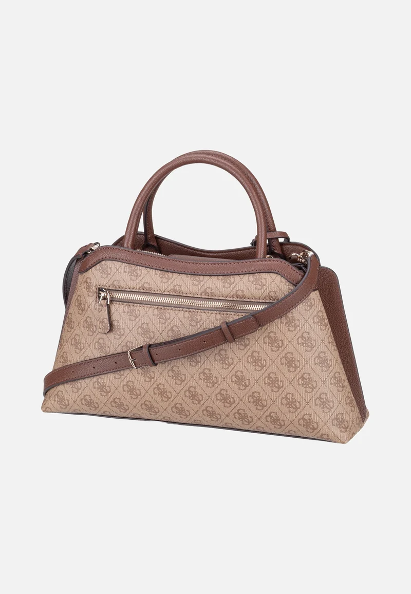 Lindsey Girlfriend 49060 Latte Logo - Satchel