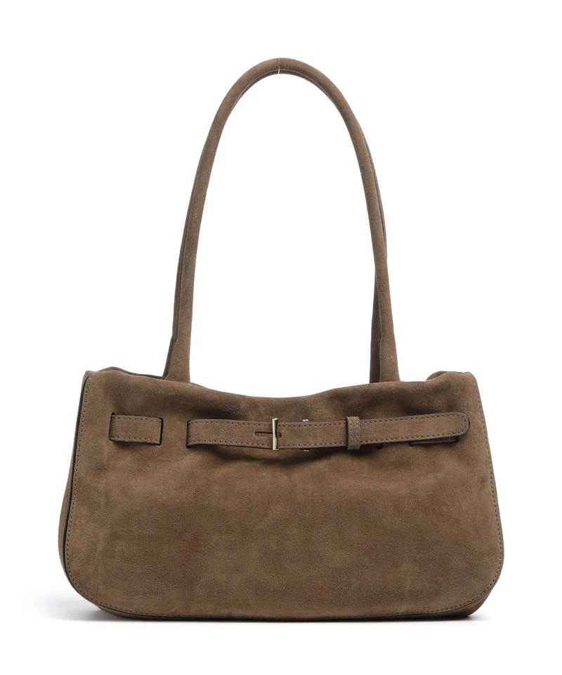 Abro Suede Jill Schultertasche khaki