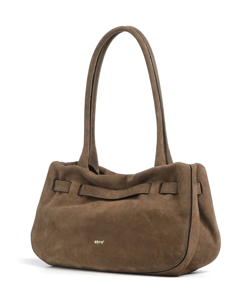 Abro Suede Jill Schultertasche khaki
