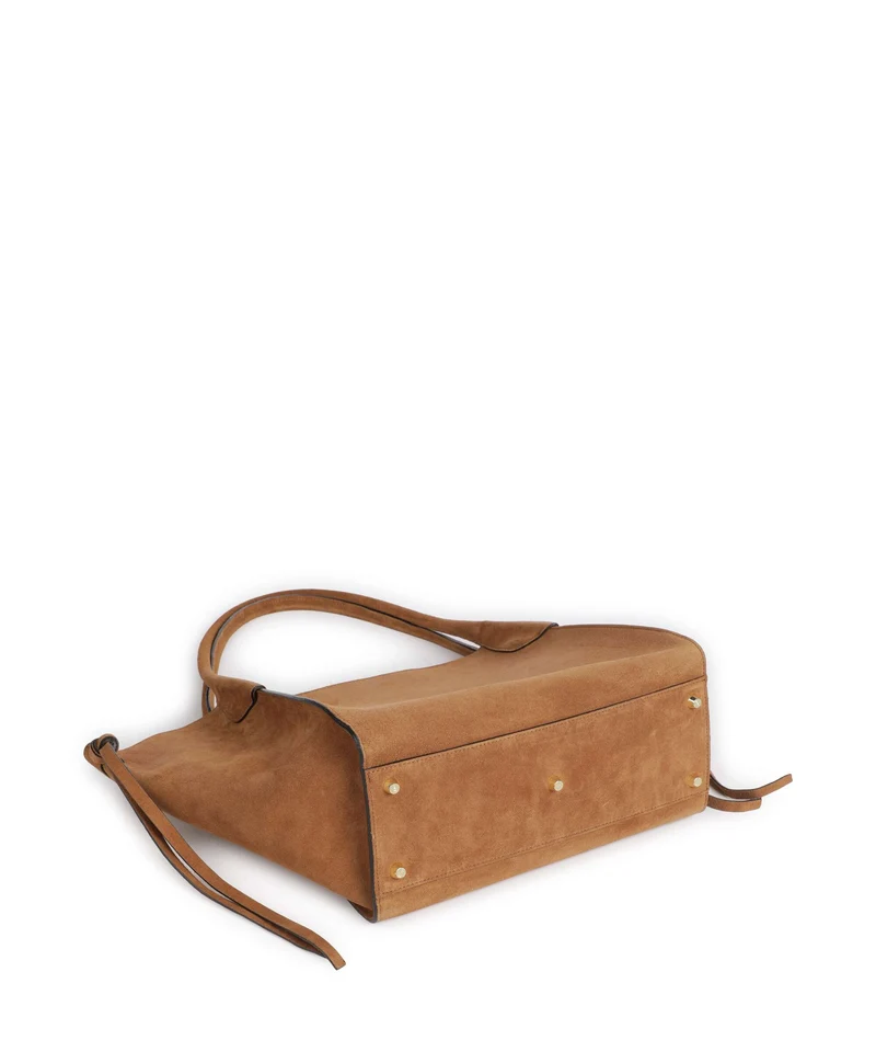 Abro Suede Vibe Big Shopper cuoio