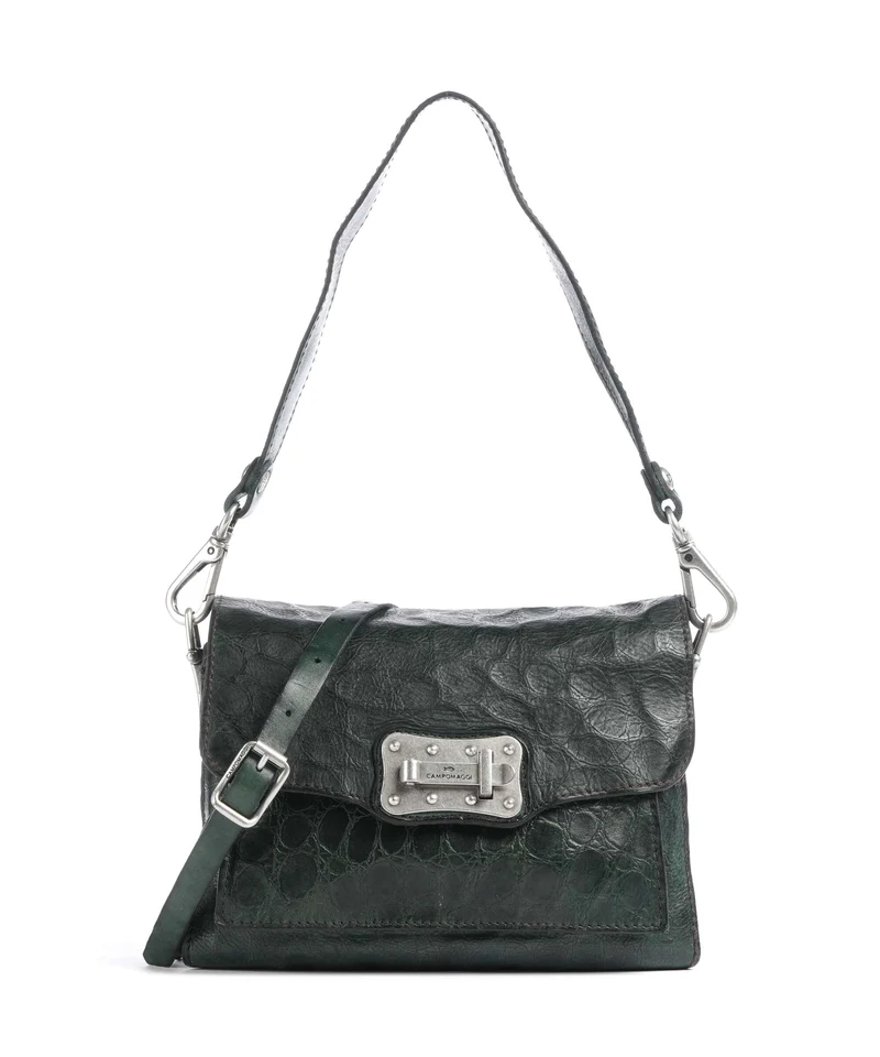 Campomaggi Schultertasche green bottle