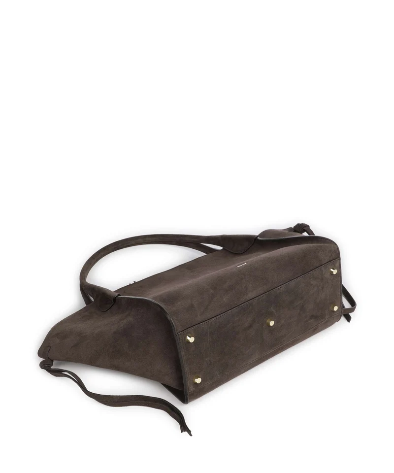 Abro Suede Vibe Big Shopper dark brown