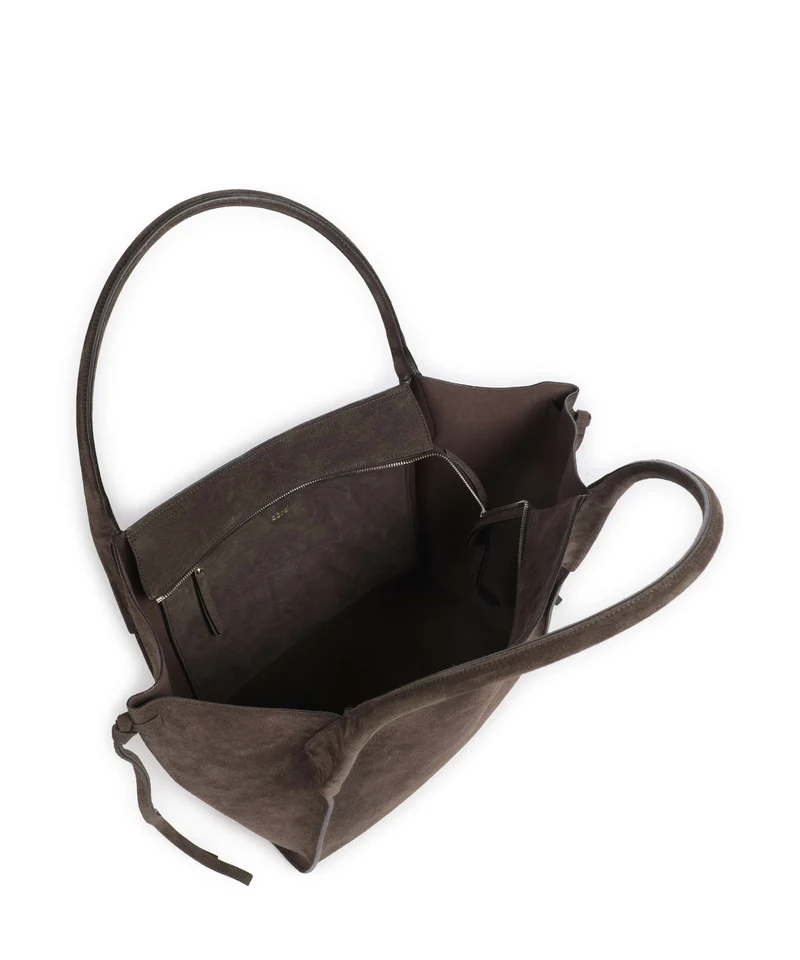 Abro Suede Vibe Big Shopper dark brown