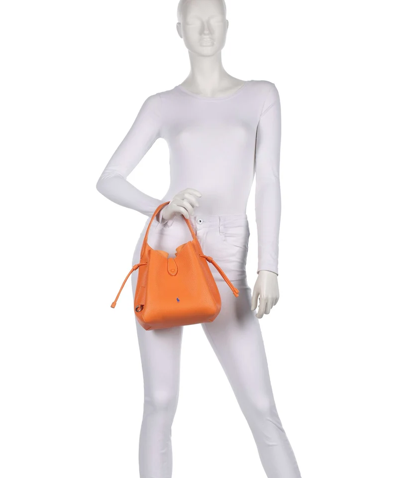 Polo Ralph Lauren Play Medium Bucket Handtasche orange peel