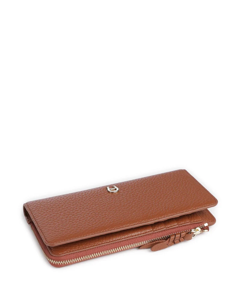 Aigner Carré Soft Geldbörse cognac brown