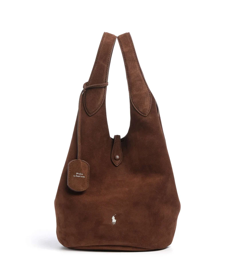Polo Ralph Lauren Play Medium Handtasche cafe