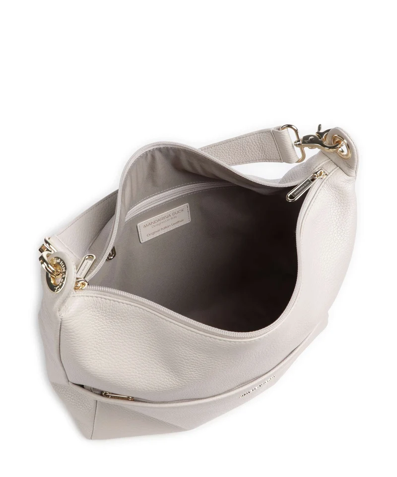 Mandarina Duck Mellow Leather Beuteltasche cocoon