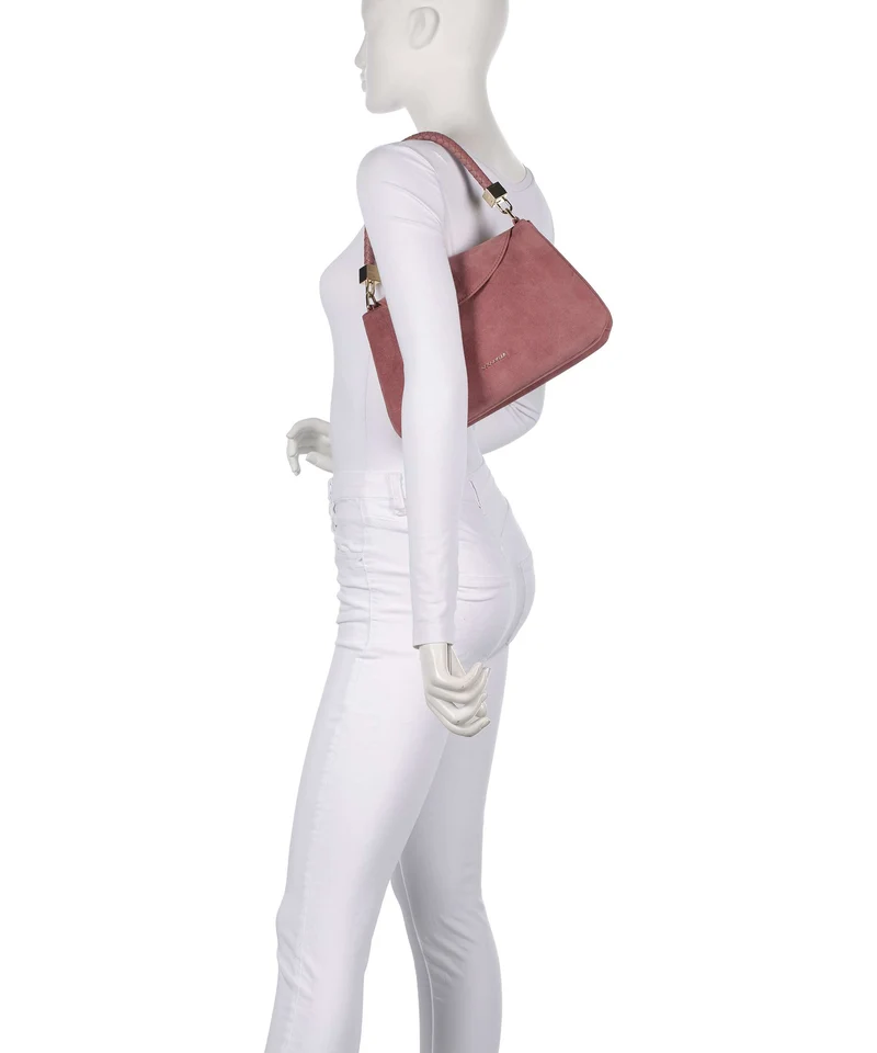 Coccinelle Tiggy Suede Schultertasche winter rose
