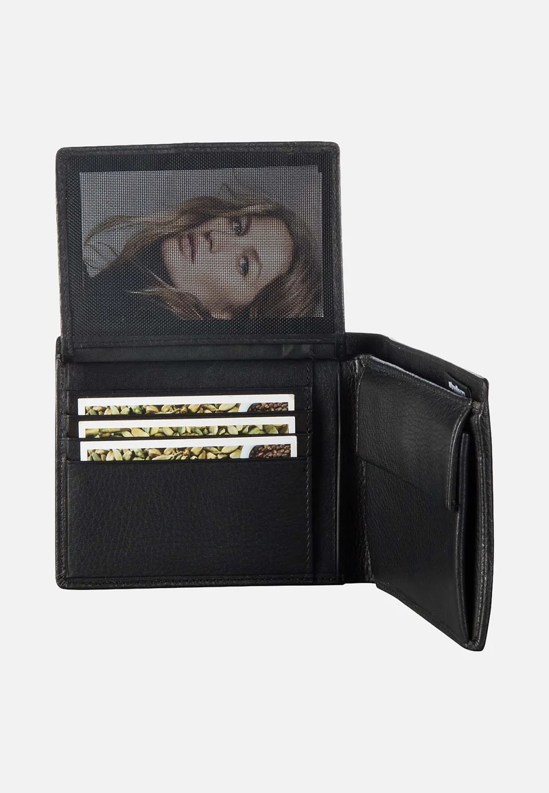 Carter Bill Fold H8 Black - Portemonnaie
