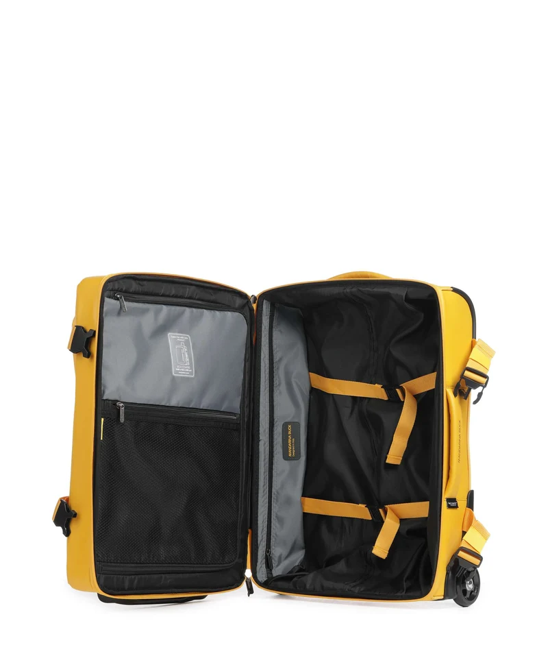 Mandarina Duck Coated 2-Rollen Trolley duck yellow