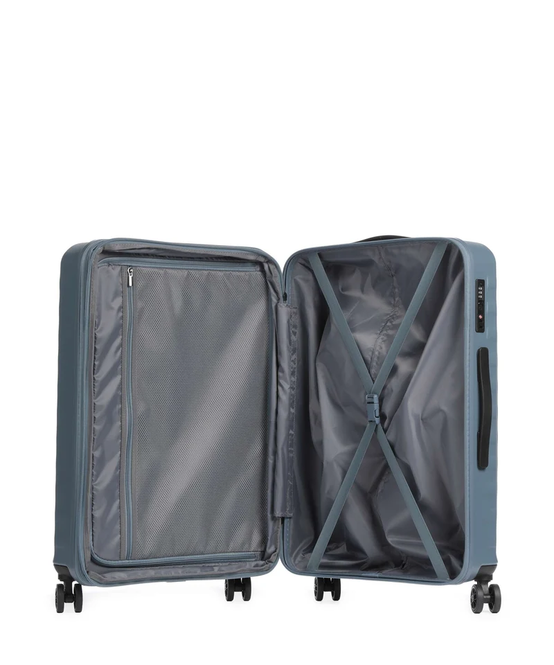 Brics Nausicaa 4-Rollen Trolley grey blue
