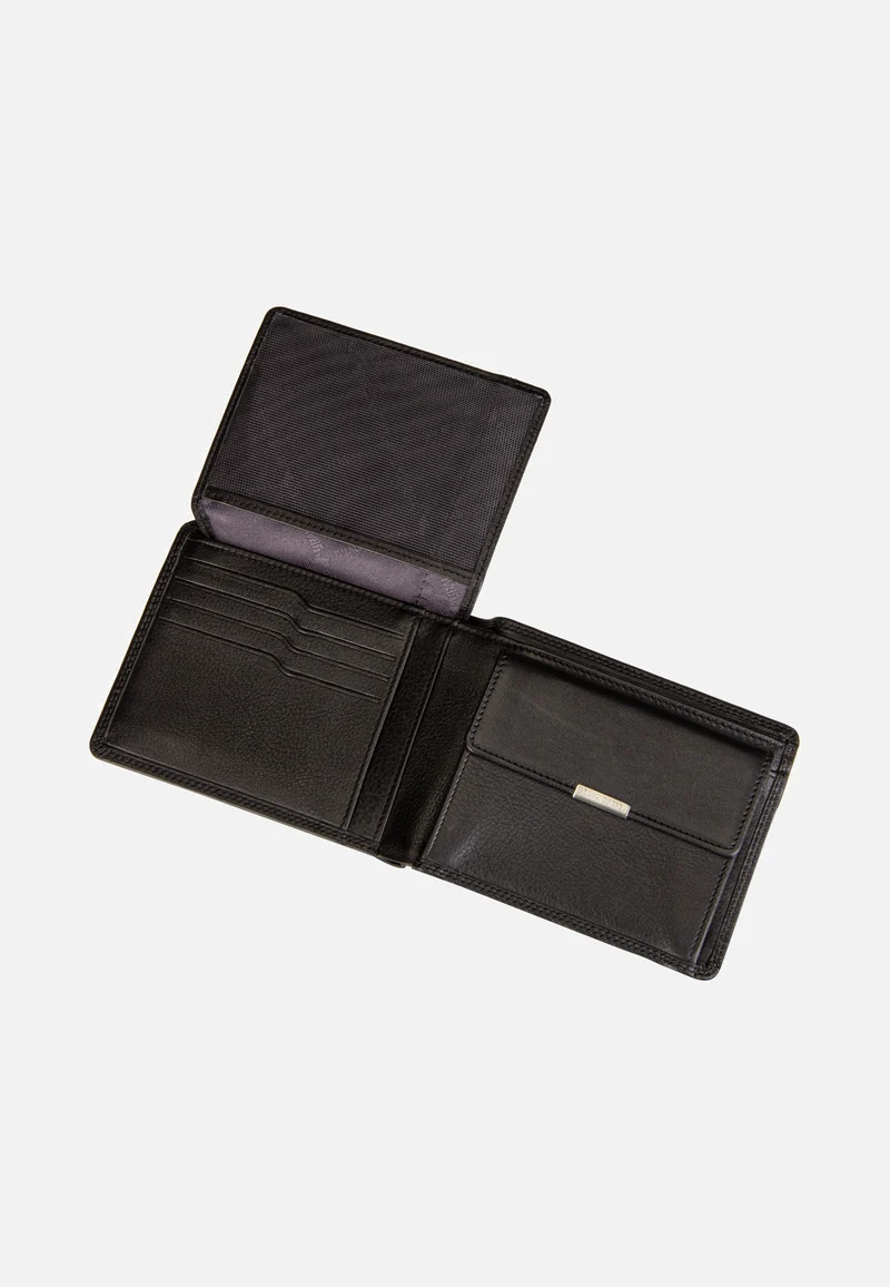 Golf RFID Coin Wallet 8Cs Black - Portemonnaie