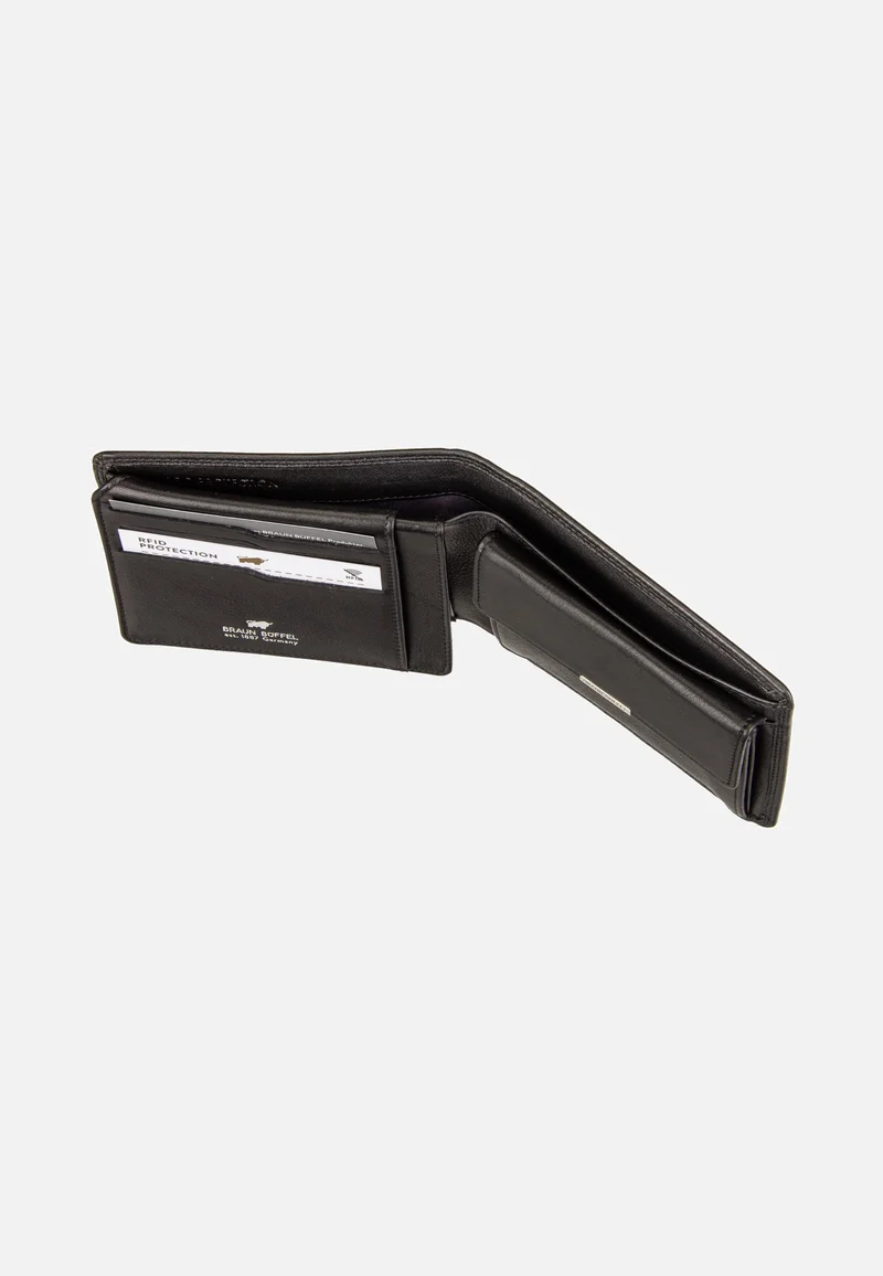 Golf RFID Coin Wallet 8Cs Black - Portemonnaie