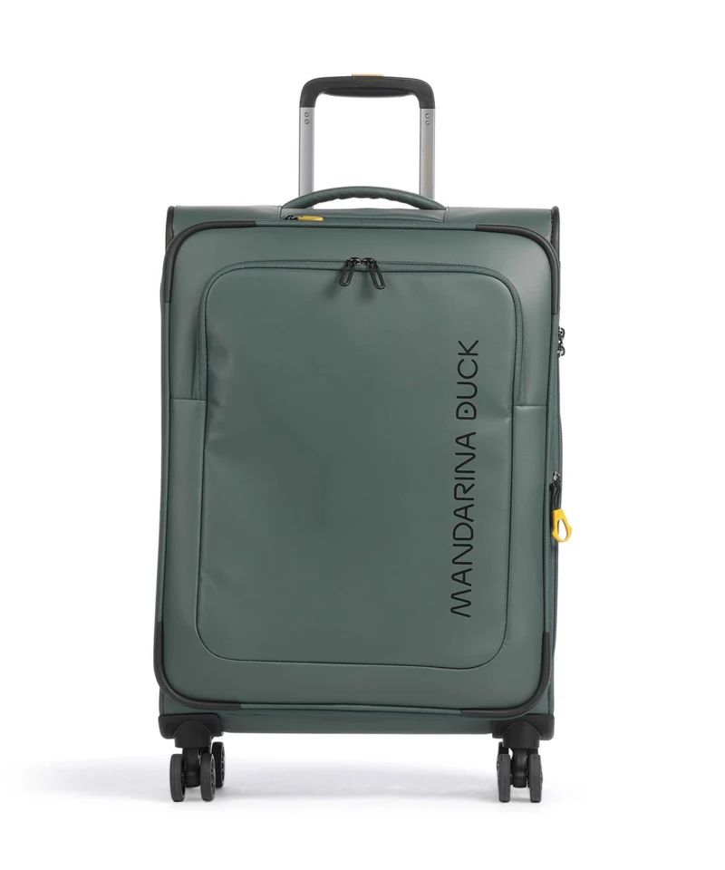 Mandarina Duck Coated 4-Rollen Trolley deep green