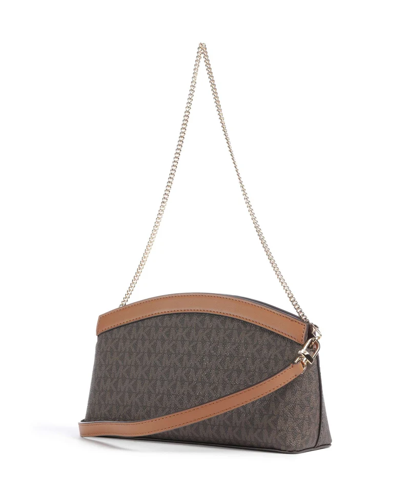Michael Kors Athena Small Schultertasche brown/acorn