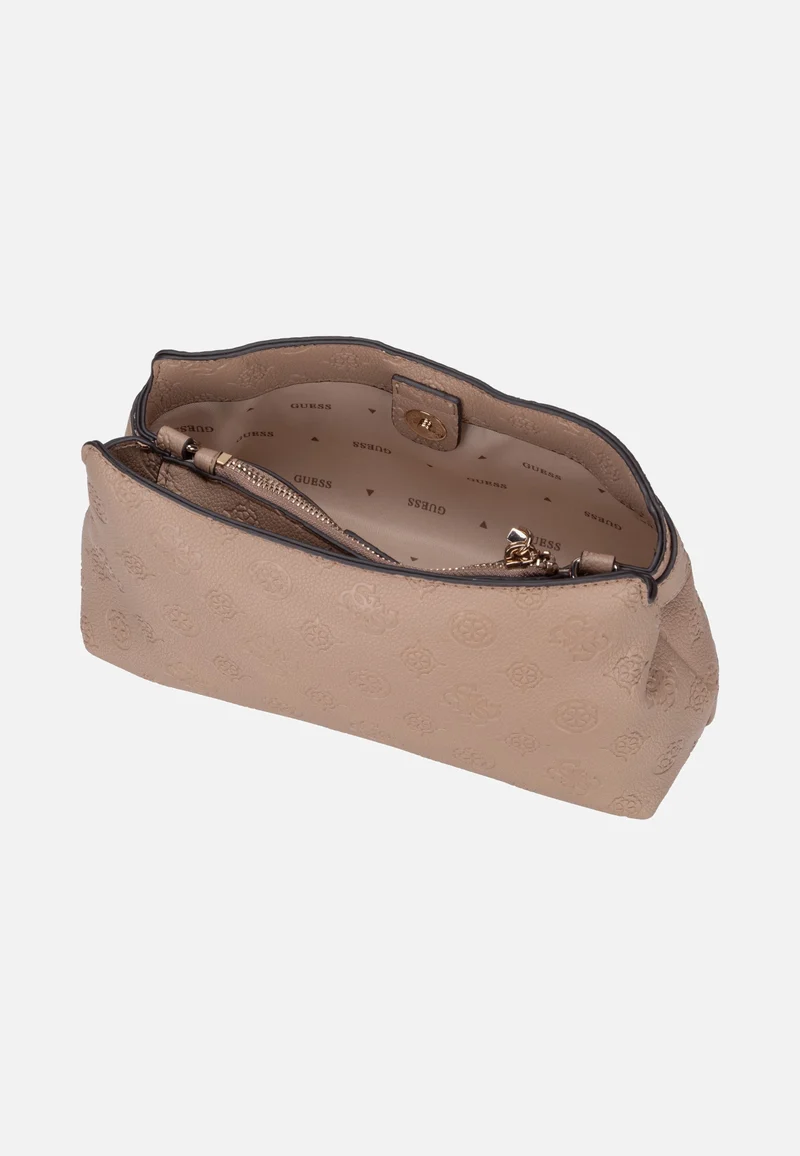 Ella Logo Girlfriend 46730 Beige Logo - Crossbody Bag