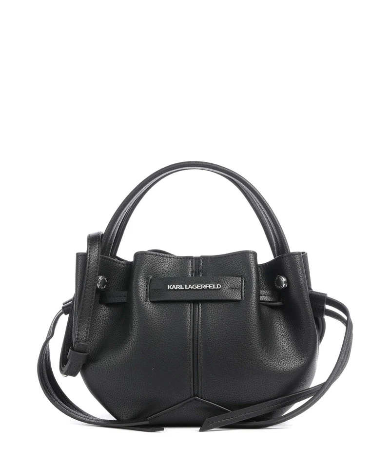 Karl Lagerfeld K/Pierced Mini Handtasche black nickel