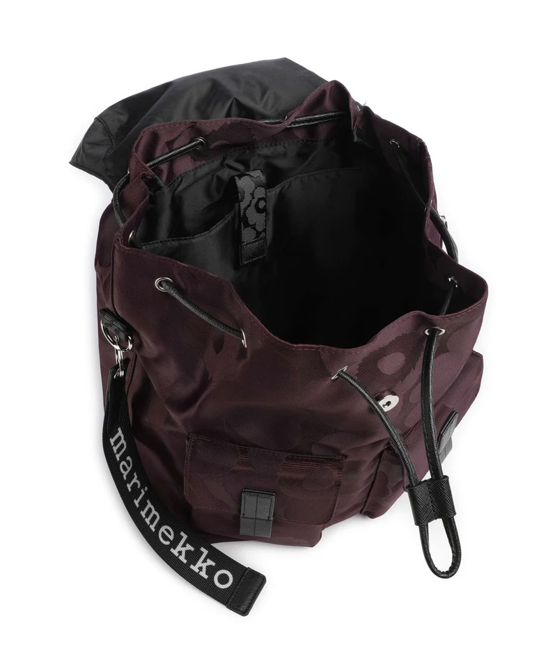 Marimekko Wear All Day L Unikko Rucksack wine red/dark wine