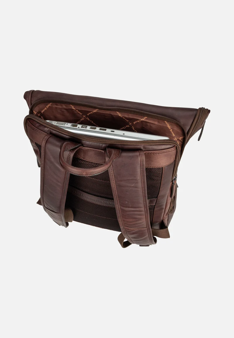 Savona 0322 Brown - Rolltop Rucksack