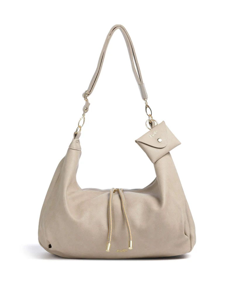 Zwei Lola LO140 Beuteltasche sand