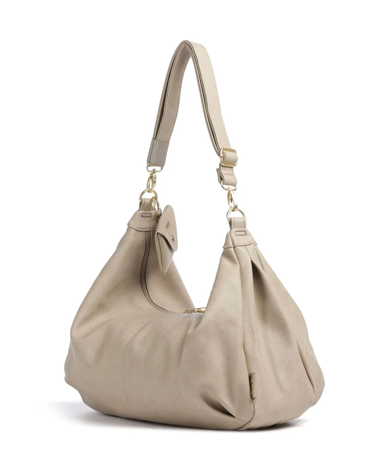 Zwei Lola LO140 Beuteltasche sand