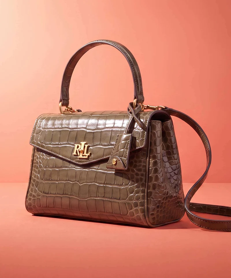 Lauren Ralph Lauren Farrah Small Handtasche botanic green